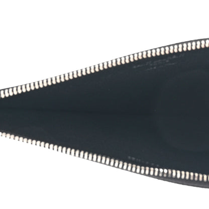 Saint Laurent Grained Calfskin Zip Pouch Tech Card Holder Black 5 of 8