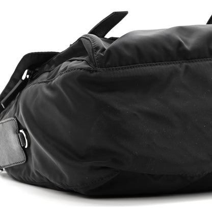 Prada Tessuto Nylon Saffiano Vela Messenger Bag Black 8 of 9