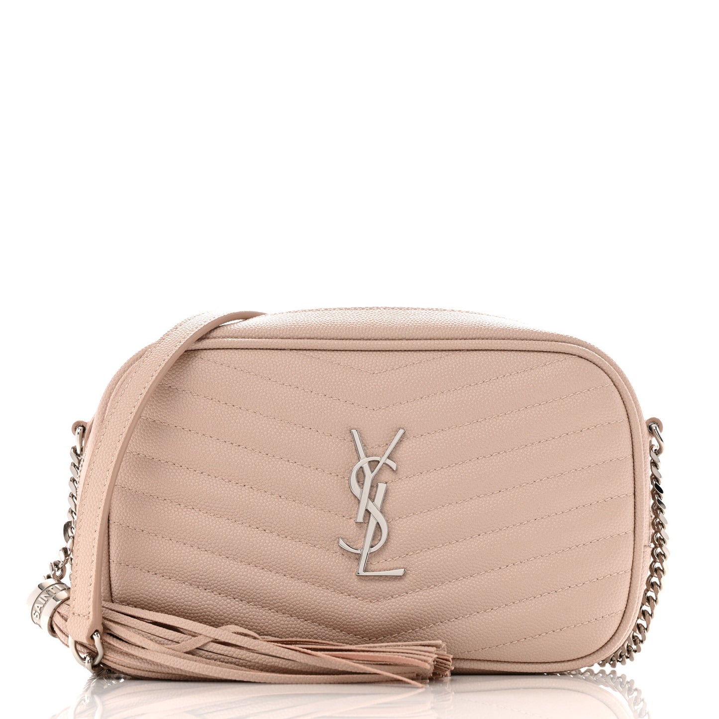Grain De Poudre Matelasse Monogram Mini Lou Camera Bag Marble Pink