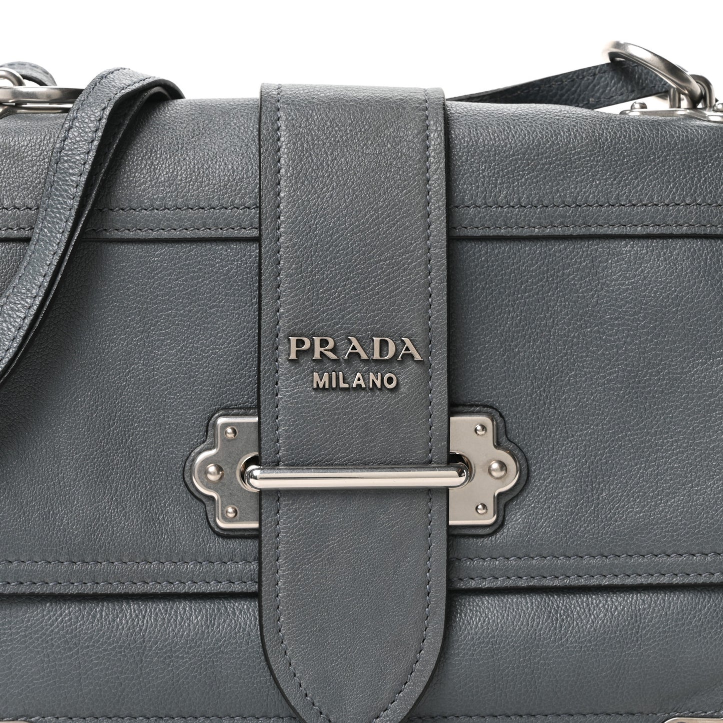 Glace Calf Soft Cahier Bag Marine Astrale