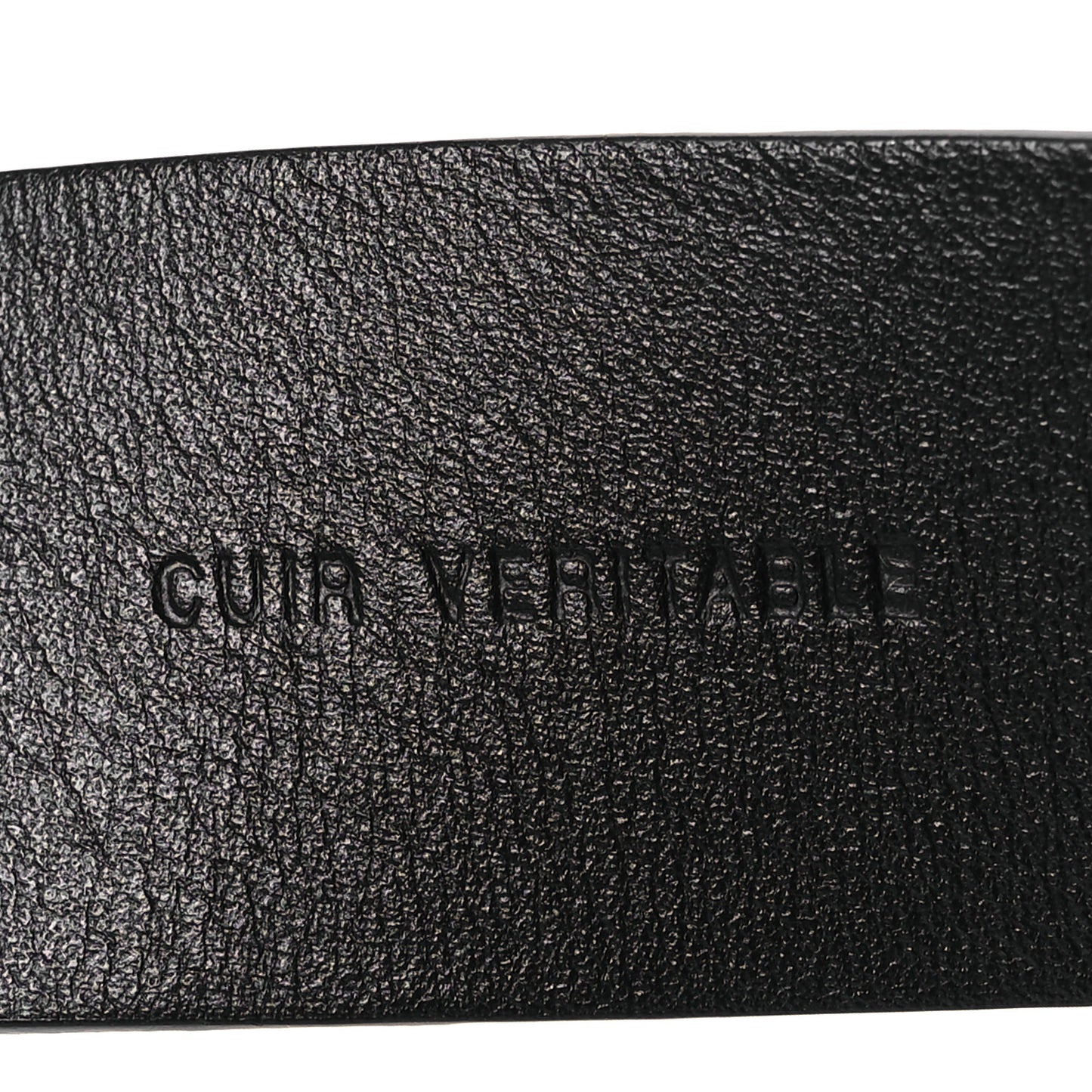 Calfskin Pearl CC Belt 90 36 Black