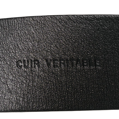 Chanel Calfskin Pearl CC Belt 90 36 Black 6 of 8