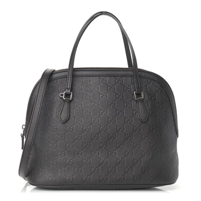 Gucci Guccissima Medium Dome Bag Dark Brown 1 of 9