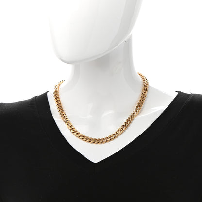 Gucci Metal Interlocking GG Chain Necklace Gold 2 of 6