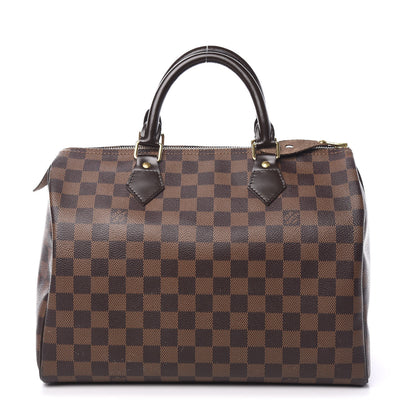 Louis Vuitton Damier Ebene Speedy 30 1 of 12