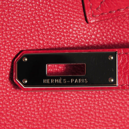 Hermes Togo Birkin 30 Rouge Garance 22 of 34