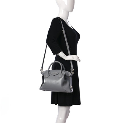 Givenchy Smooth Calfskin Small Soft Antigona Cloud Grey 2 of 10