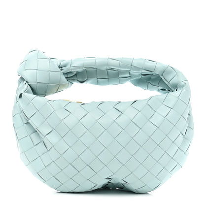 Bottega Veneta Nappa Intrecciato Mini Jodie Teal Washed 1 of 10