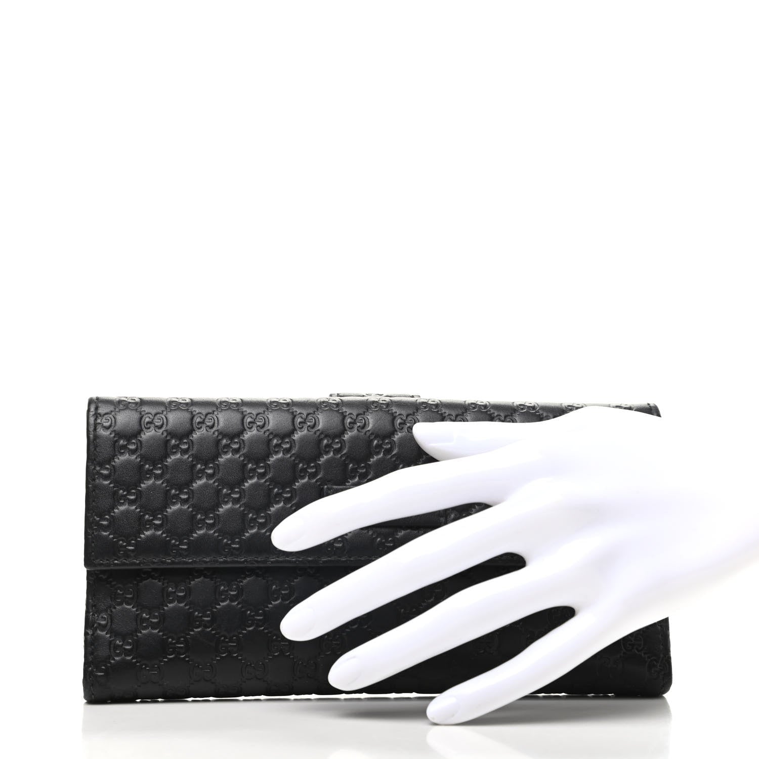 Gucci Microguccissima Continental Flap Wallet Black 2 of 10