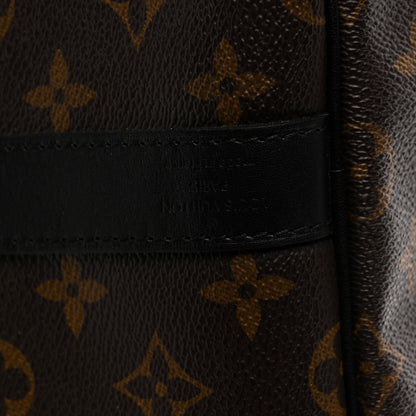 Louis Vuitton Monogram Macassar Keepall Bandouliere 55 5 of 9