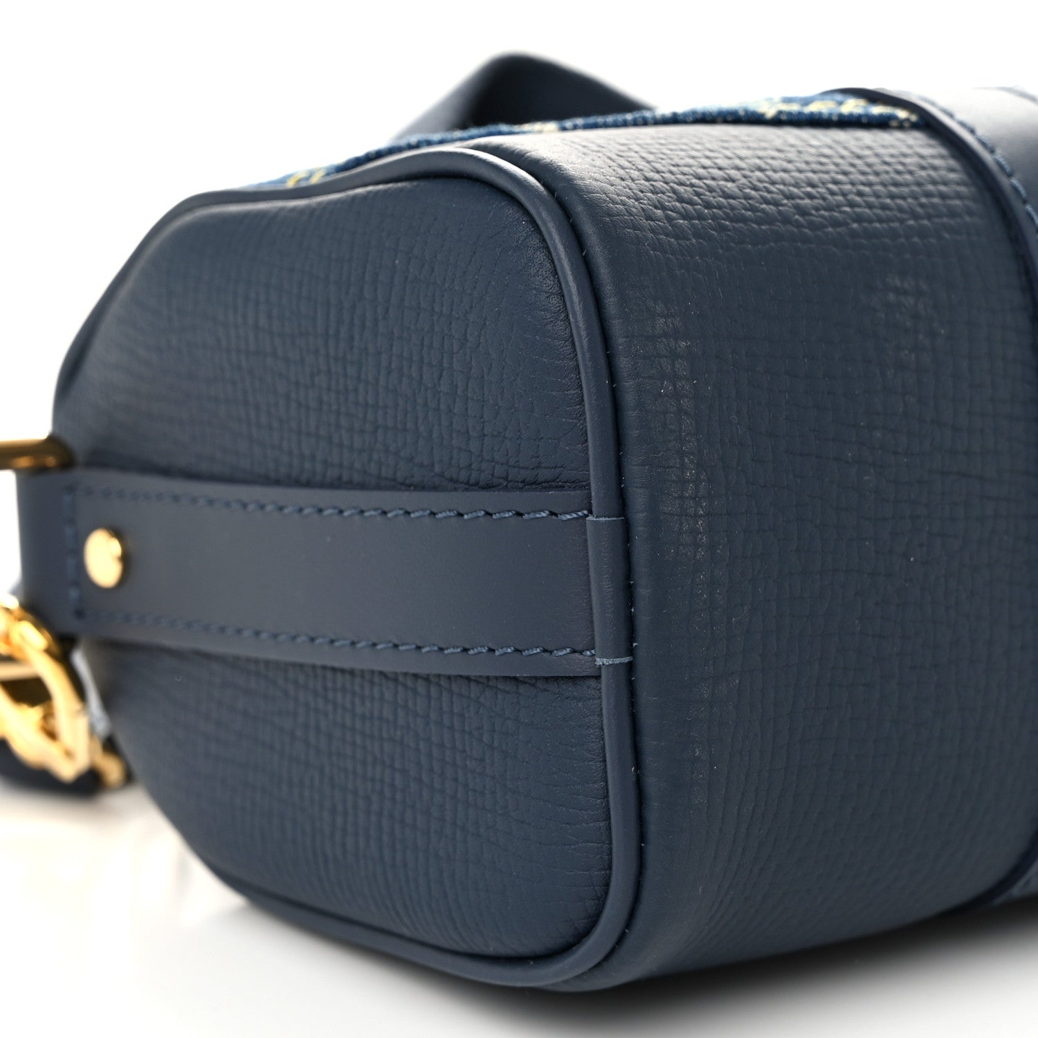 Louis Vuitton X NIGO Taurillon Monogram Denim Drip Keepall XS Blue