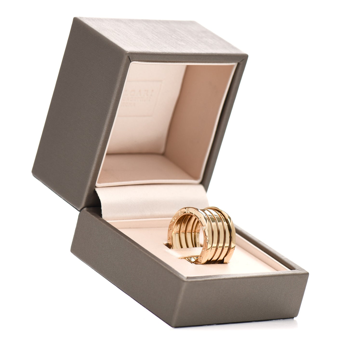 18K Yellow Gold B.Zero1 Four-Band Ring 55 7.25