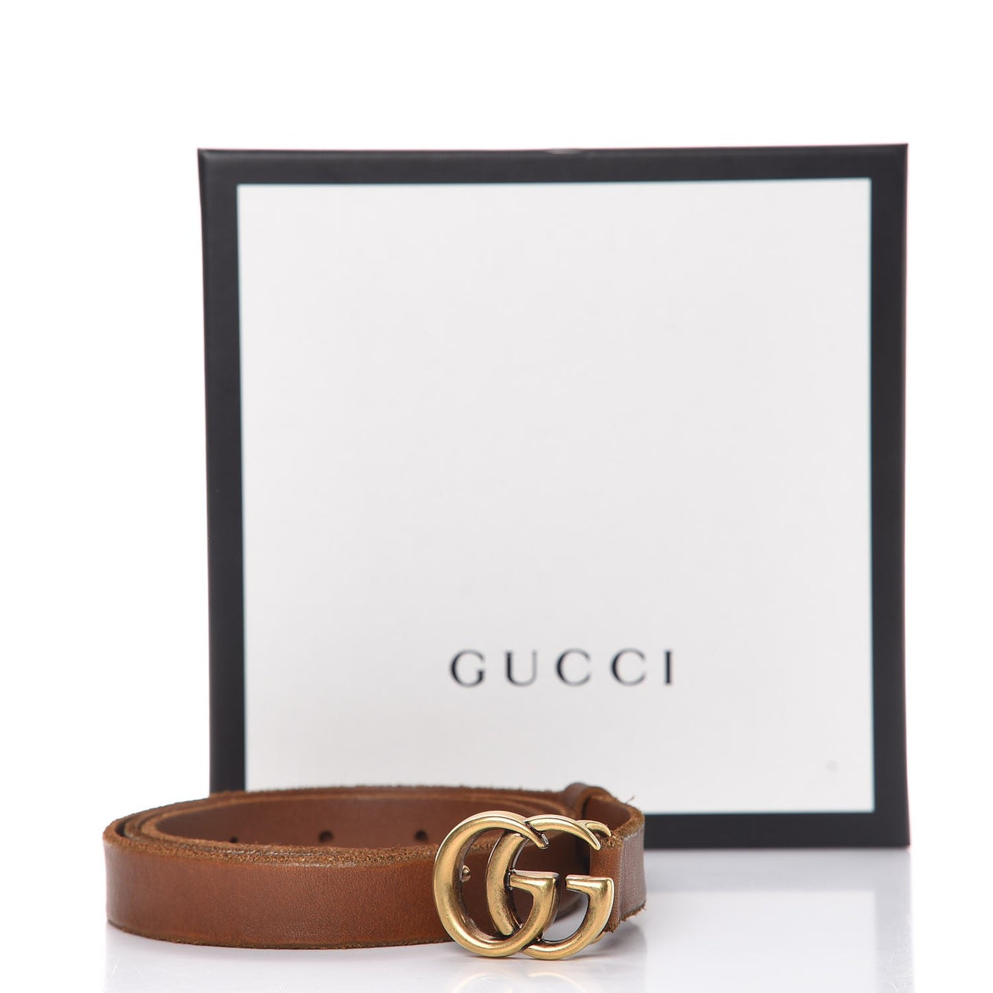 Faded Calfskin Double G 20mm Belt 85 34 Cuir