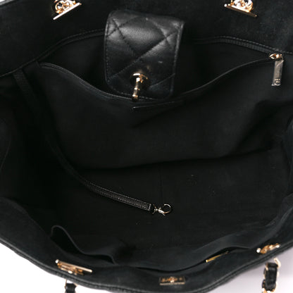 Chanel Caviar Quilted Large Shopping Tote Black 5 of 12