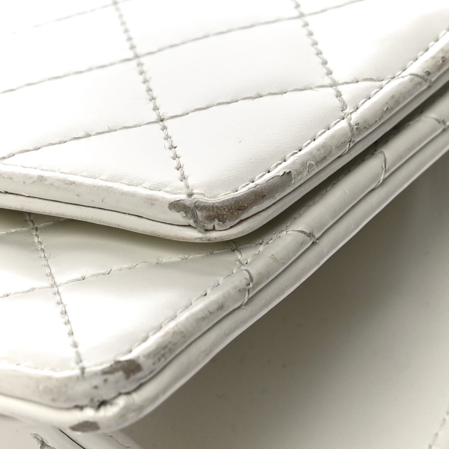 Chanel Glazed Calfskin Quilted Small Flap White 11 of 19