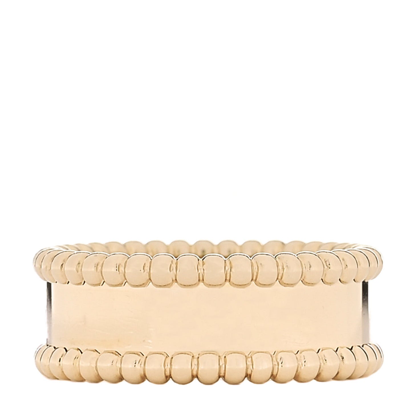 18K Yellow Gold Perlee Signature Ring 54 7