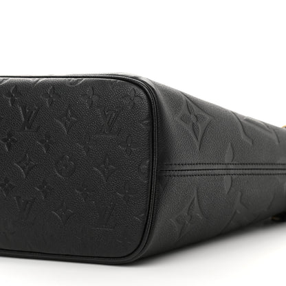 Louis Vuitton Empreinte Monogram Giant Neverfull MM Black 11 of 12