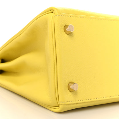 Hermes Evercolor Kelly Retourne 28 Lime 9 of 10