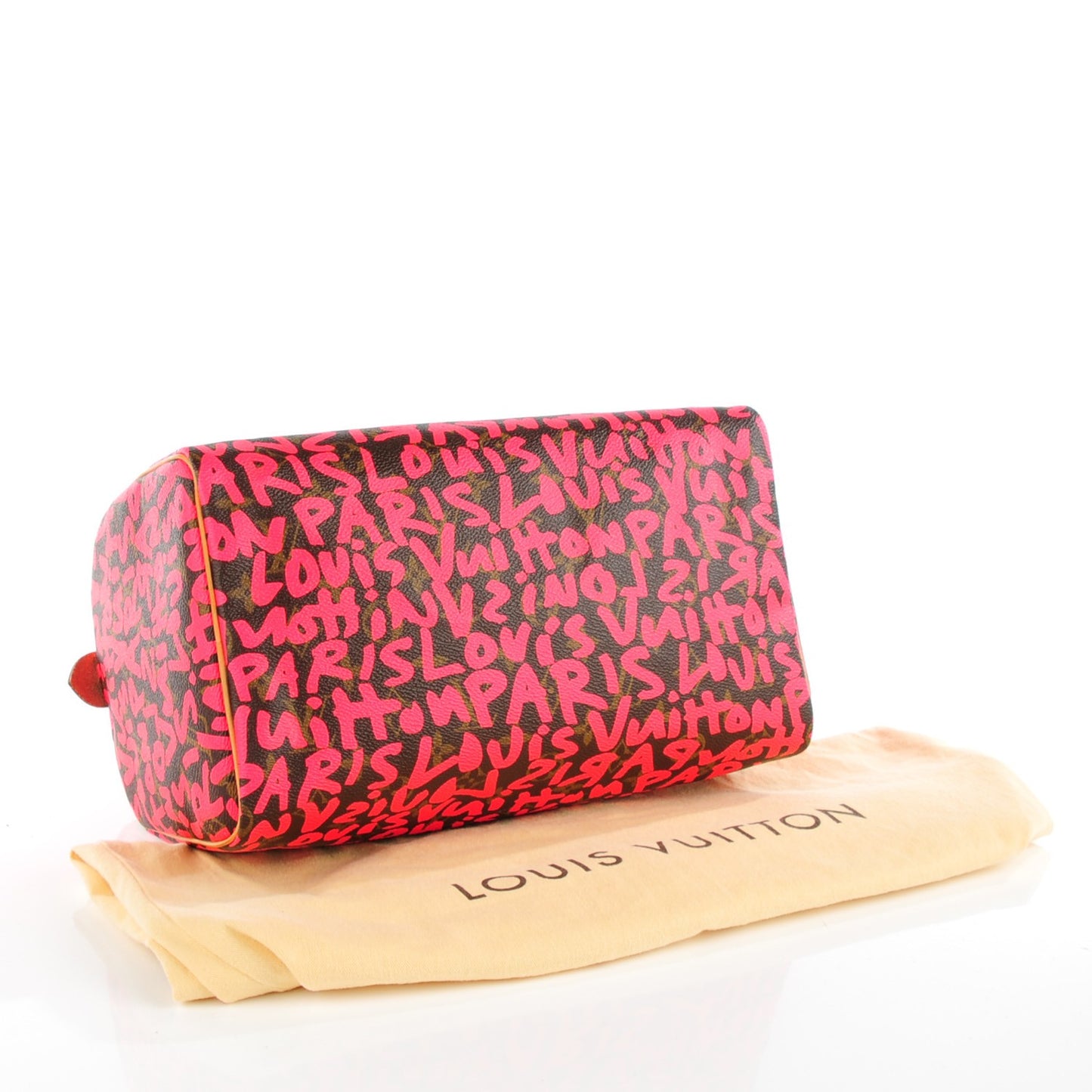 Monogram Graffiti Speedy 30 Fuchsia