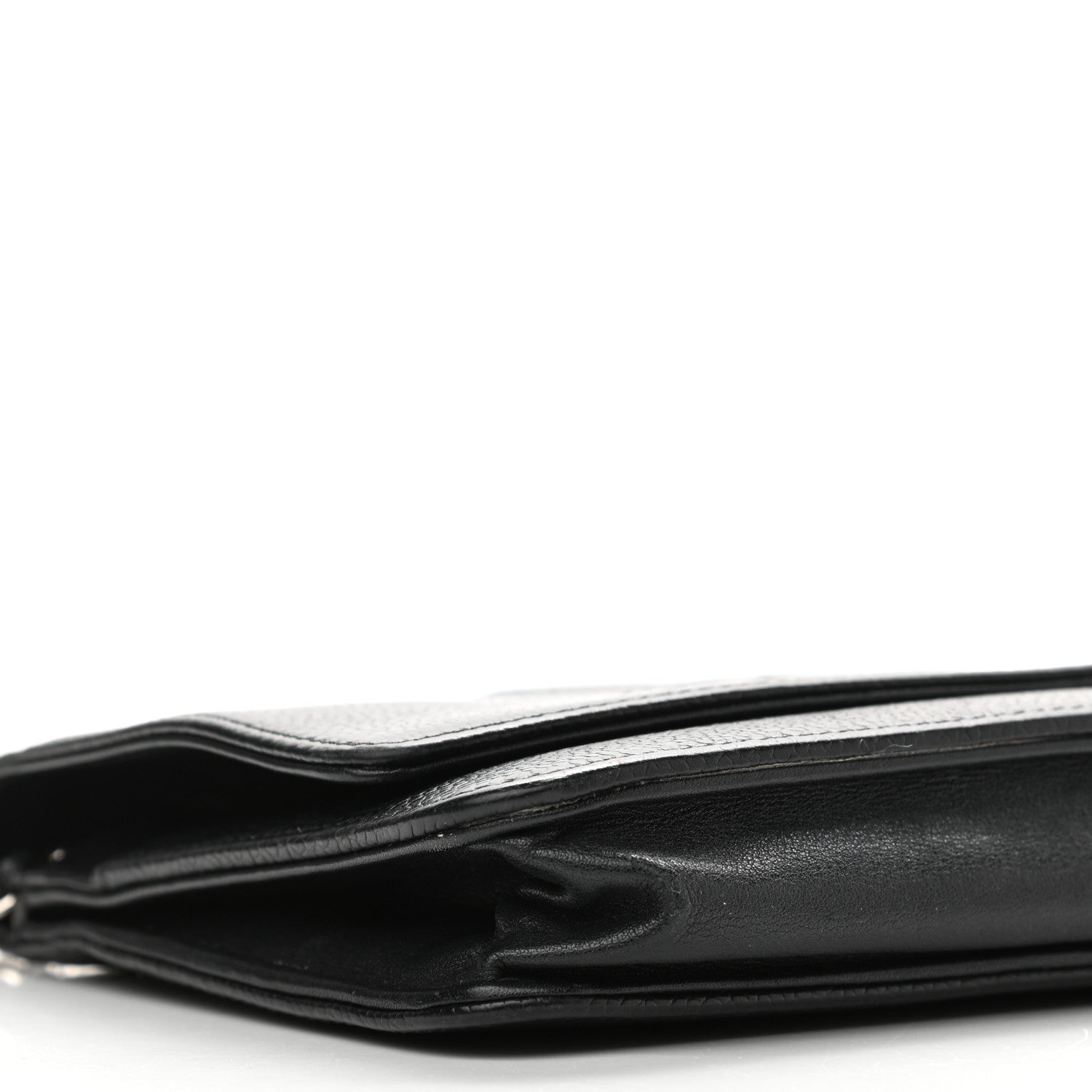 Chanel Caviar Timeless CC Wallet On Chain WOC Black 10 of 14