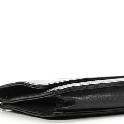 Chanel Caviar Timeless CC Wallet On Chain WOC Black 10 of 14