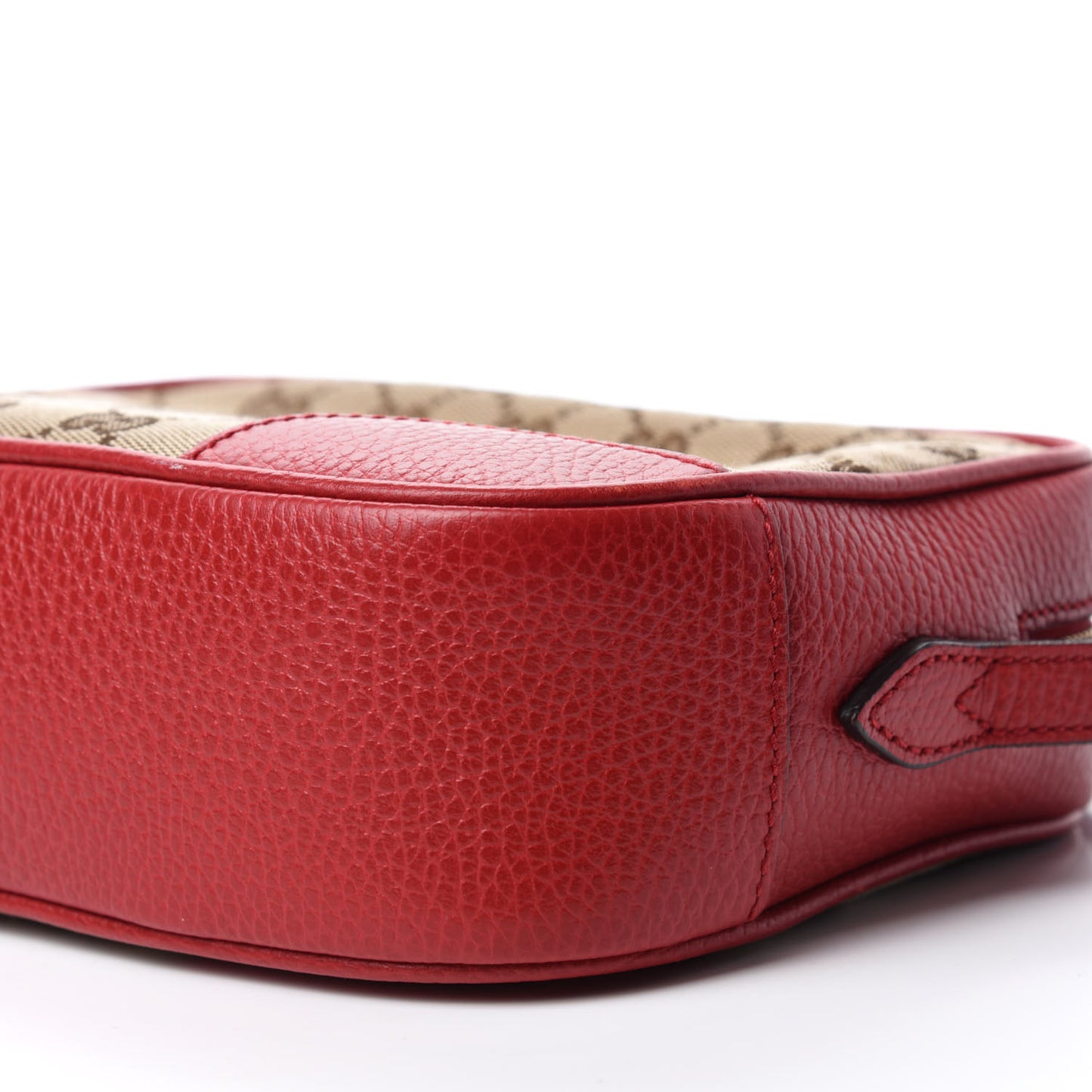 Monogram Mini Bree Messenger Bag Red