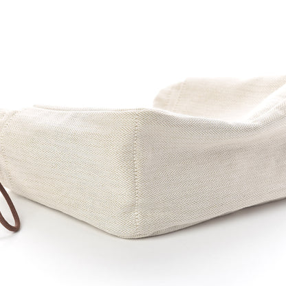 Hermes Canvas Barenia Fourbi 25 MM Pouch Naturel Fauve 7 of 9