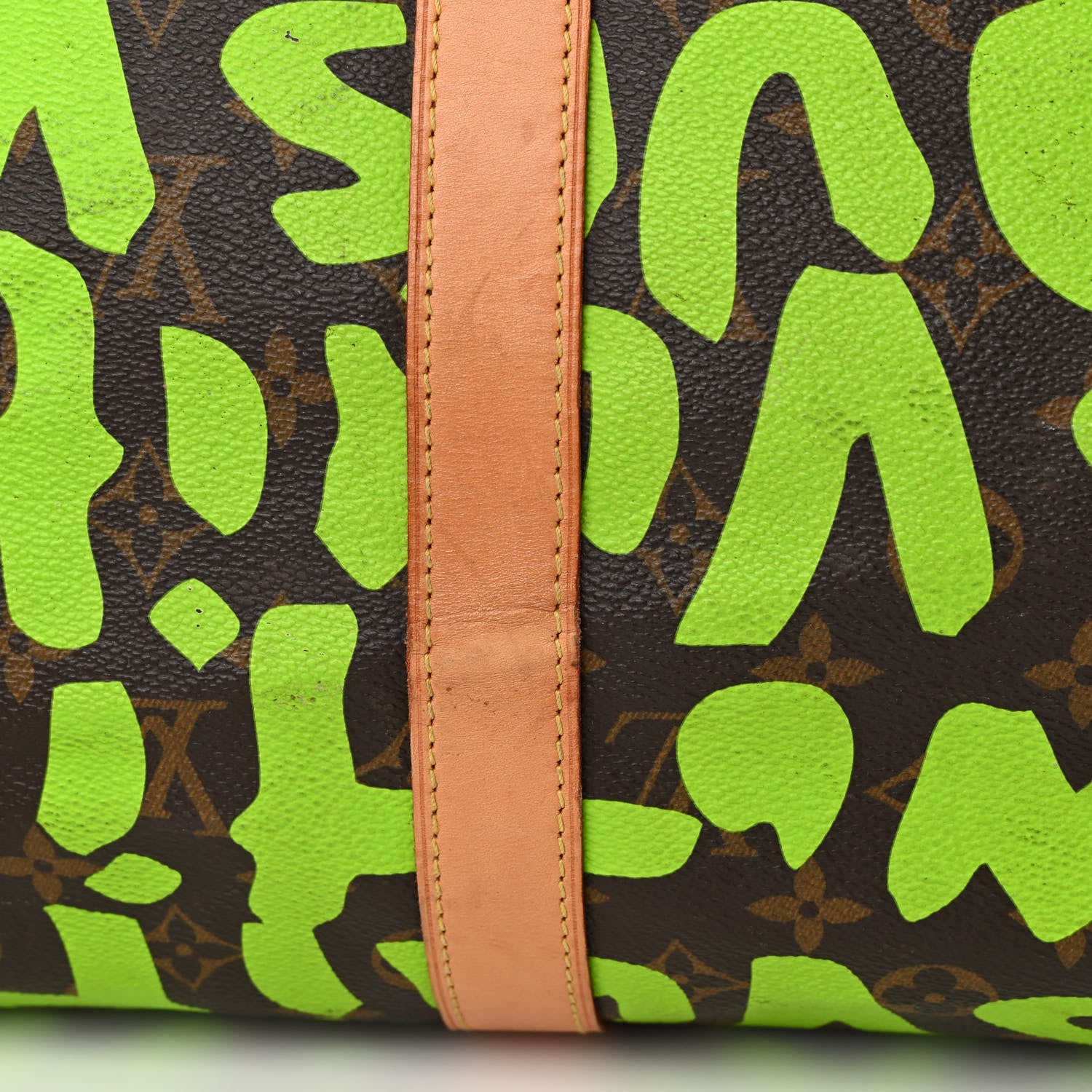 Louis Vuitton Monogram Graffiti Keepall 50 Green 13 of 17