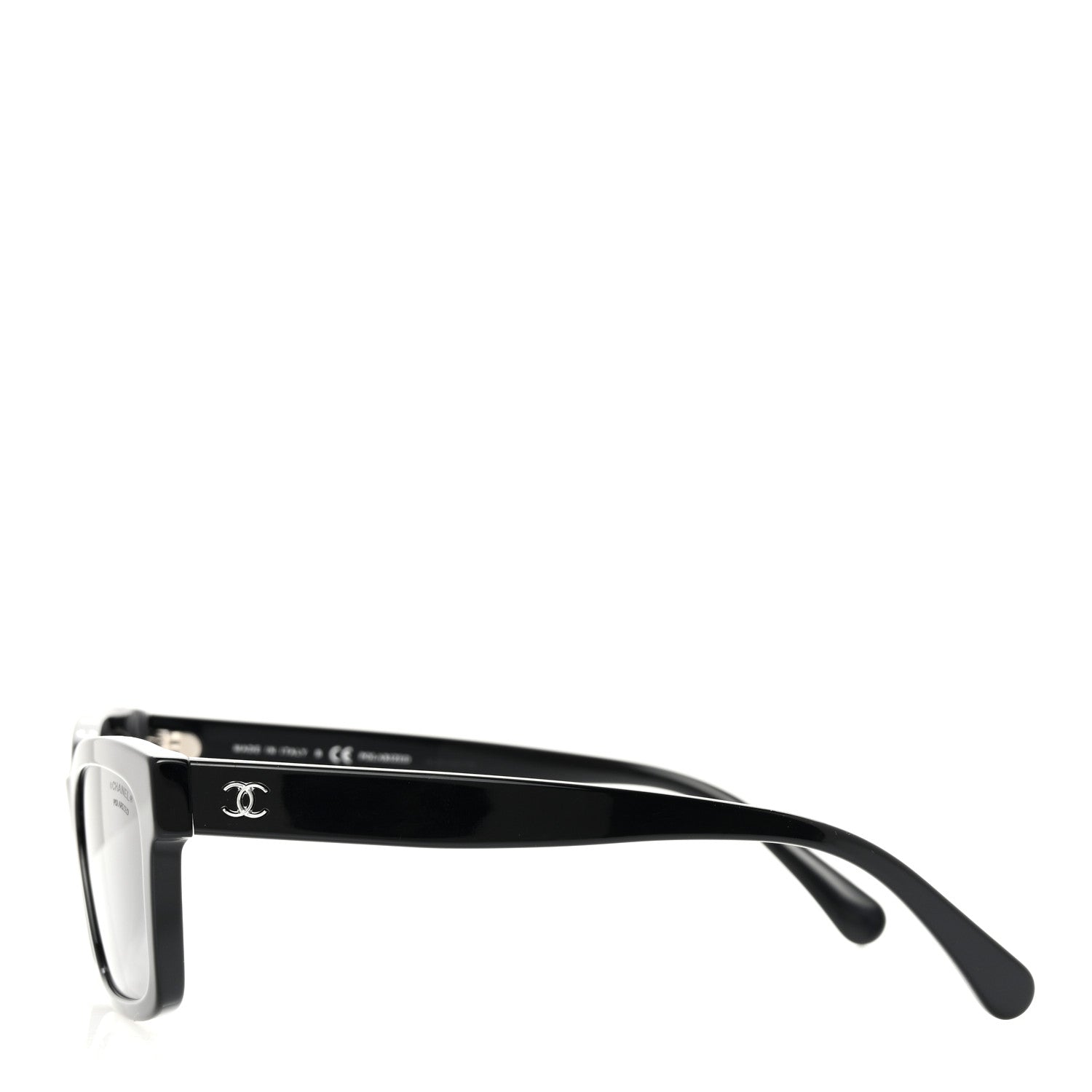 Chanel Acetate Polarized Square Sunglasses 5417 Black 3 of 7