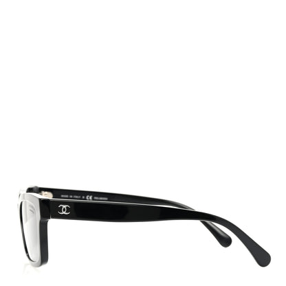 Chanel Acetate Polarized Square Sunglasses 5417 Black 3 of 7