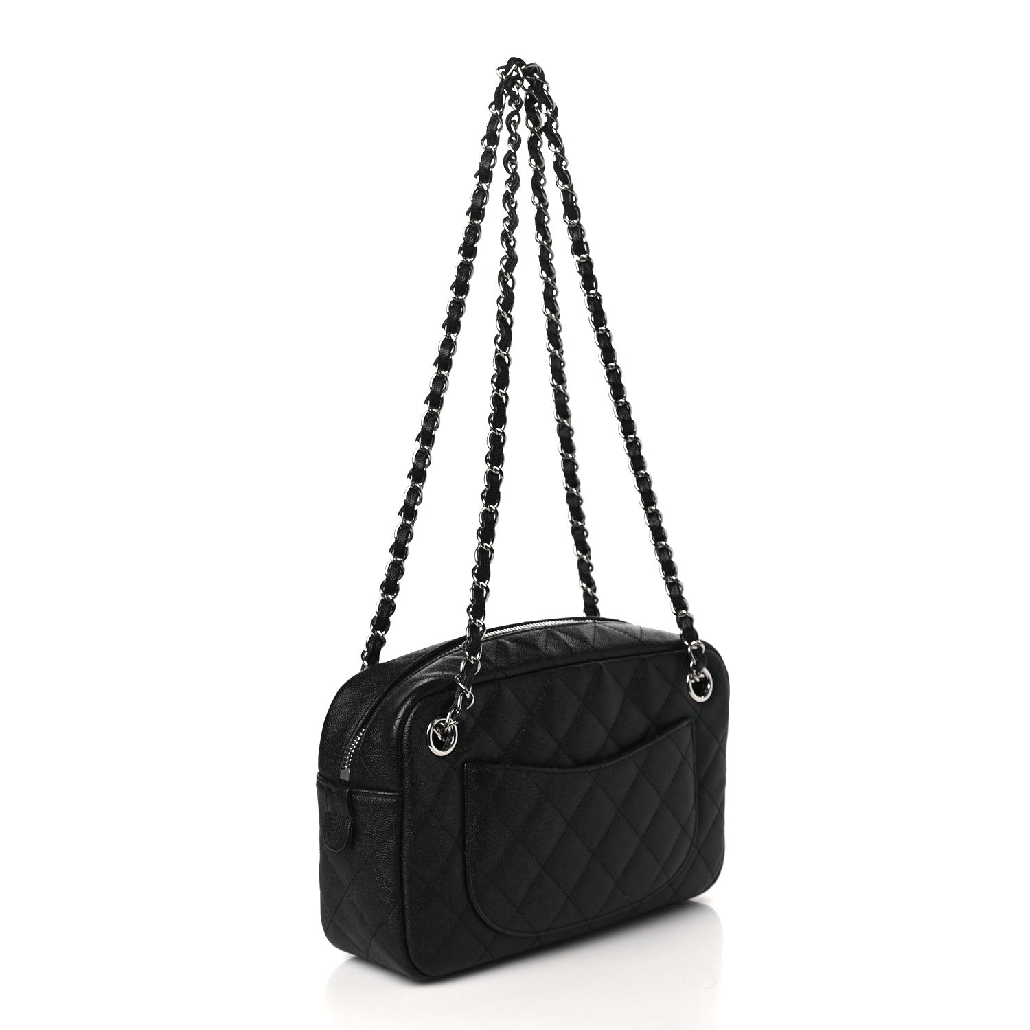 Chanel Caviar Quilted Camera Case Black 2 of 8