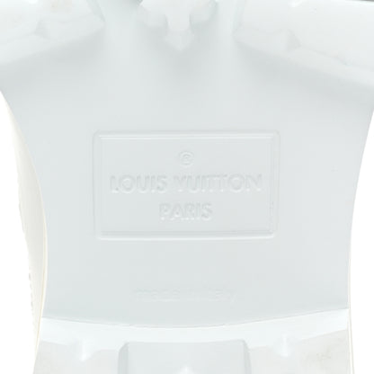 Louis Vuitton Rubber Monogram Embossed Neoprene Mens Landscape Ankle Boots 36.5 White 6 of 8