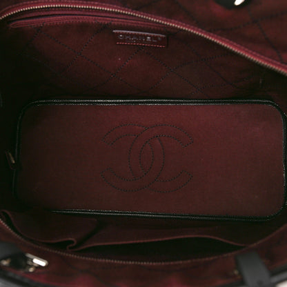 Chanel Grained Calfskin Shopping Fever Tote Black 6 of 11