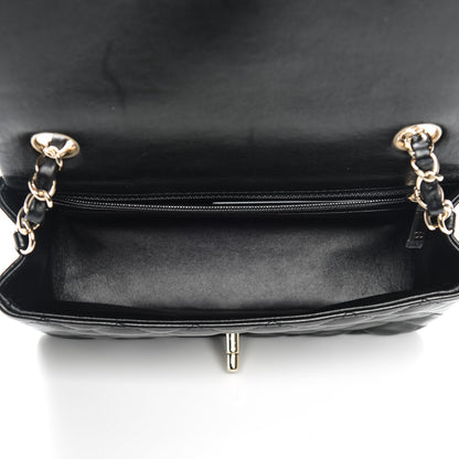 Chanel Lambskin Quilted Mini Rectangular Flap Black 5 of 8