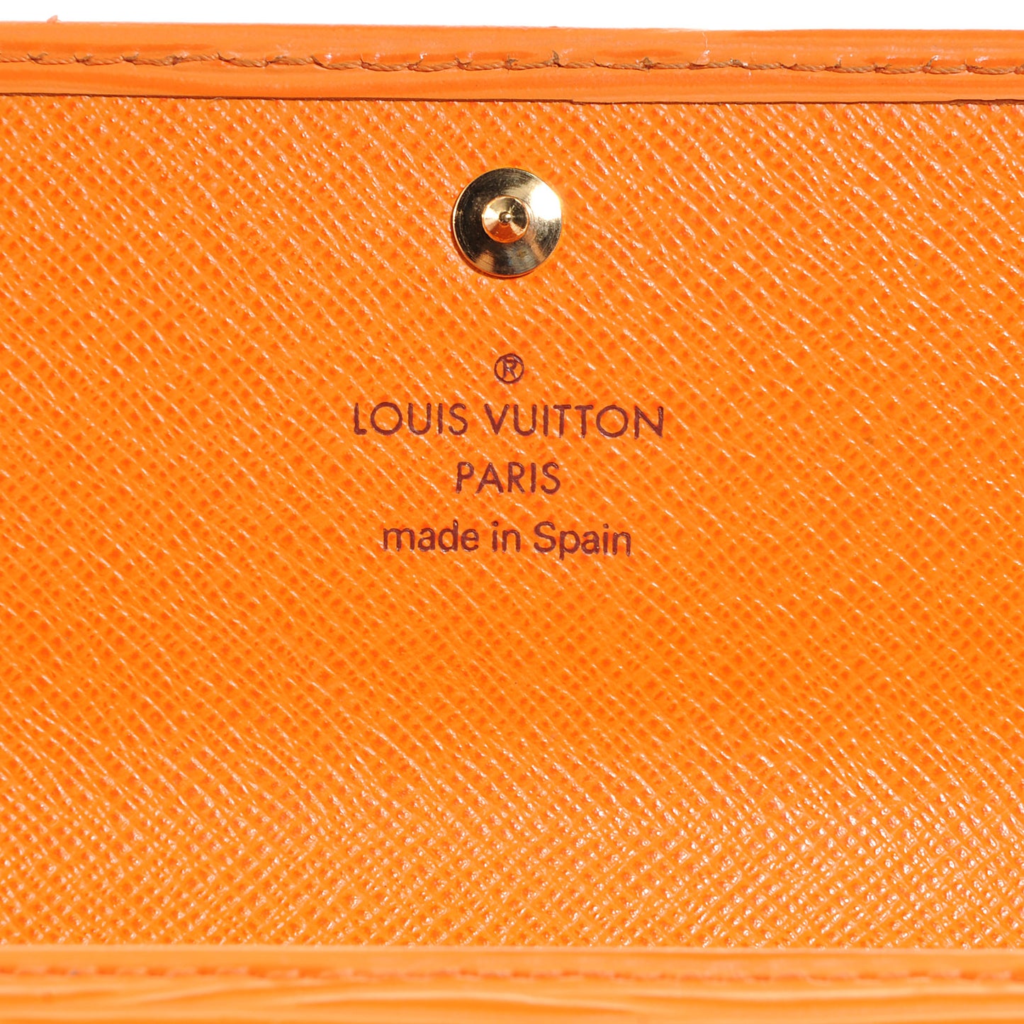 Epi Porte Tresor International Wallet Mandarin