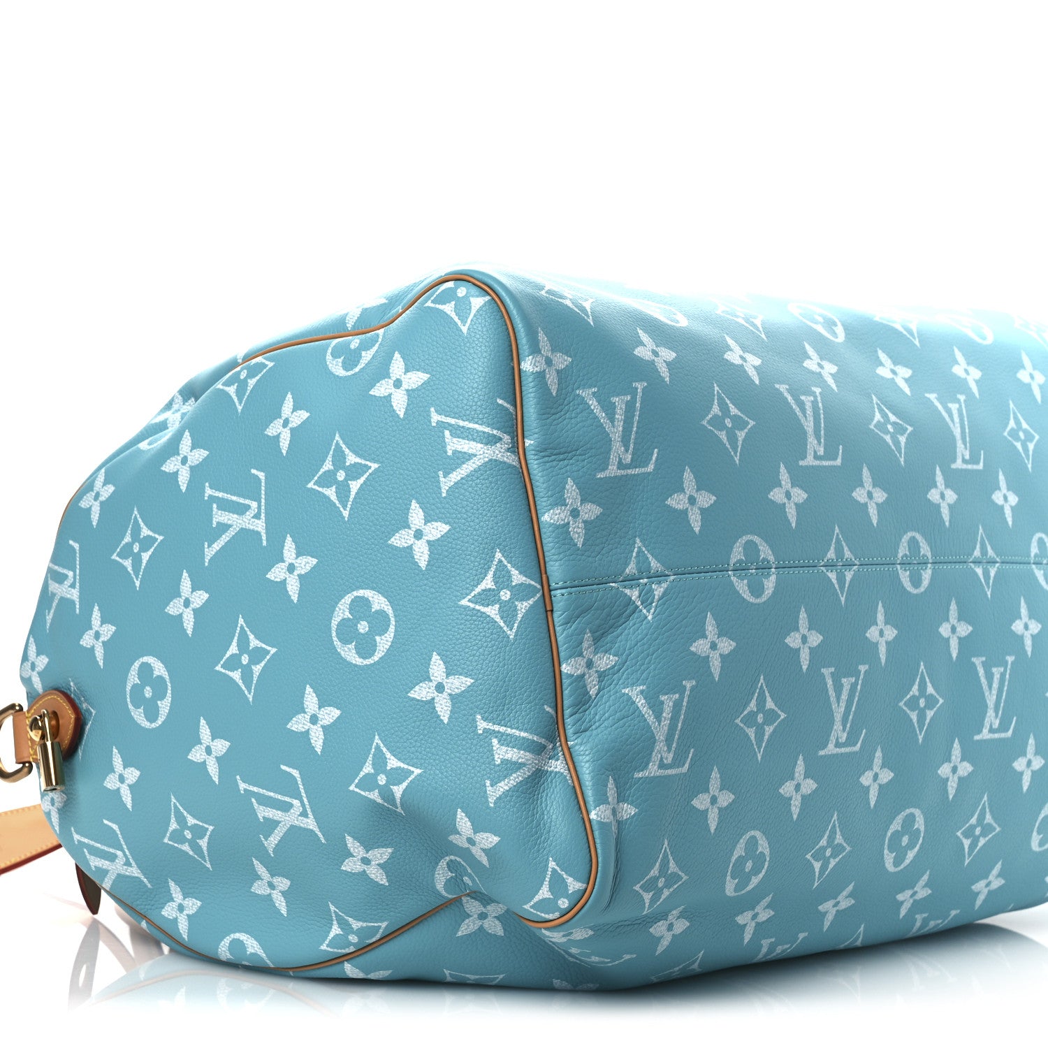 Louis Vuitton Calfskin Monogram Speedy P9 Bandouliere 50 Turquoise 10 of 12