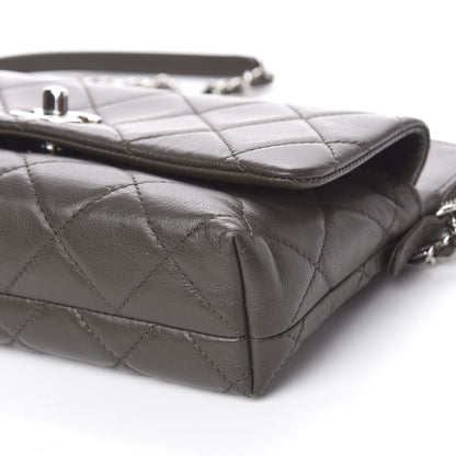 Chanel Lambskin Quilted Crossbody Grey 12 of 12