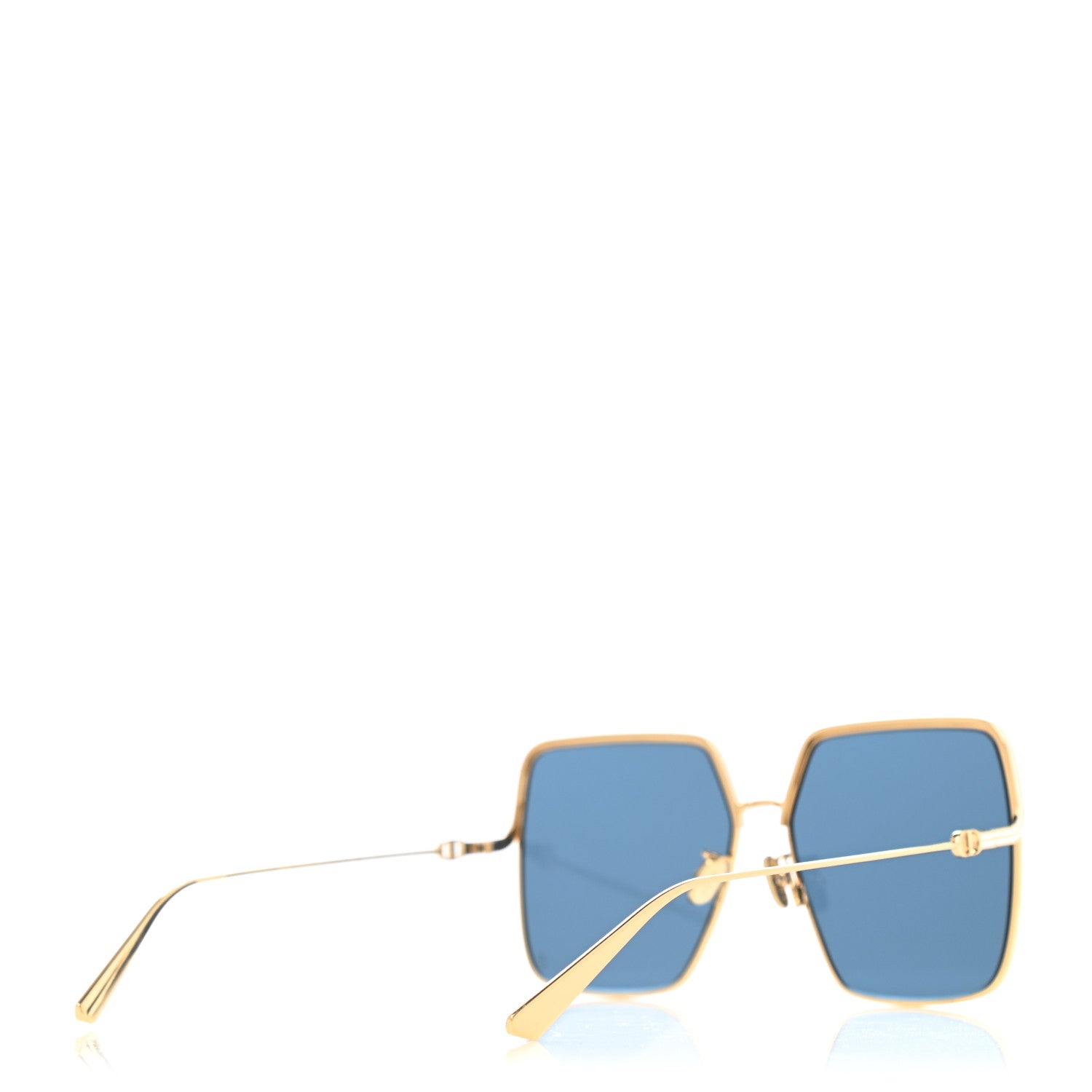 Christian Dior Metal EverDior Square Sunglasses Gold 4 of 8