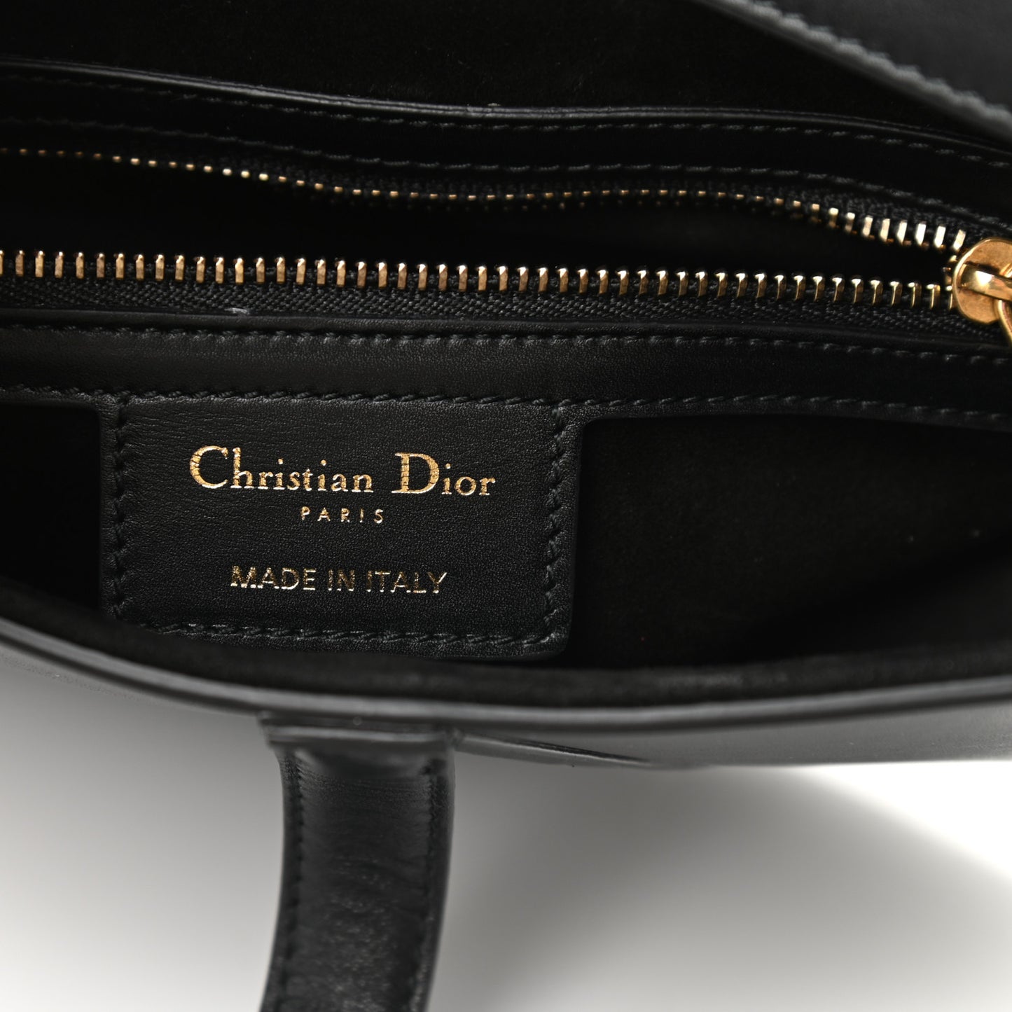 Calfskin Saddle Bag Black