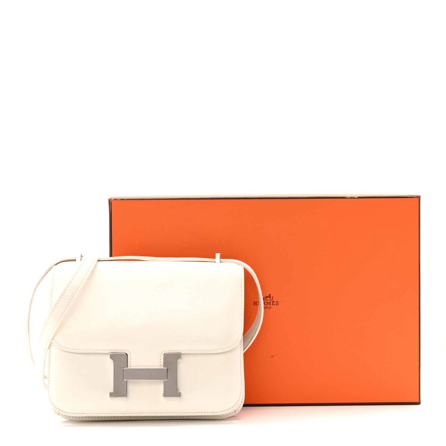 Hermes Swift Constance 18 White 16 of 16