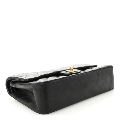Chanel Lambskin Quilted Medium Double Flap Black 4 of 16
