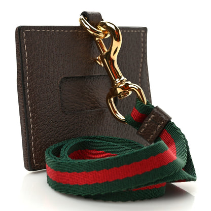 Gucci GG Supreme Monogram Ophidia ID Holder Beige Ebony New Acero 3 of 6