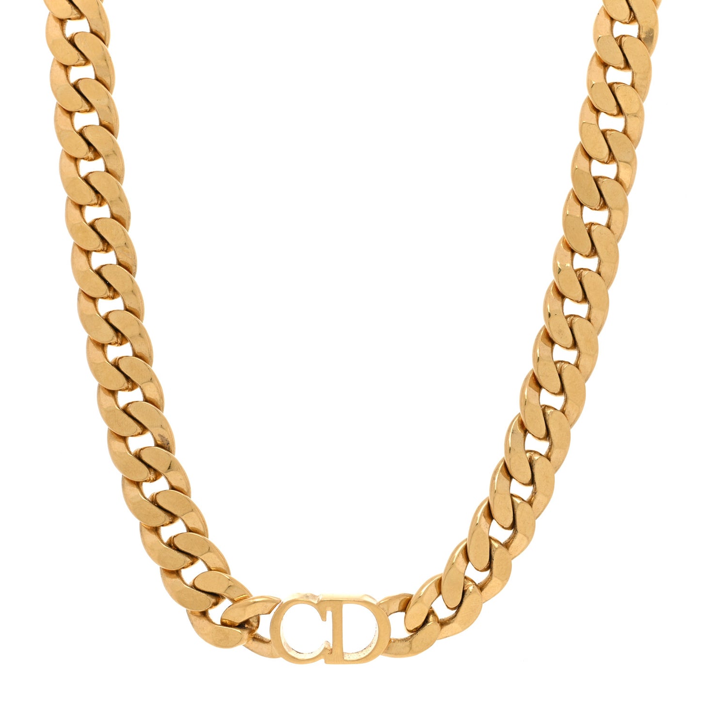 Metal Danseuse Etoile Chain Choker Necklace Gold