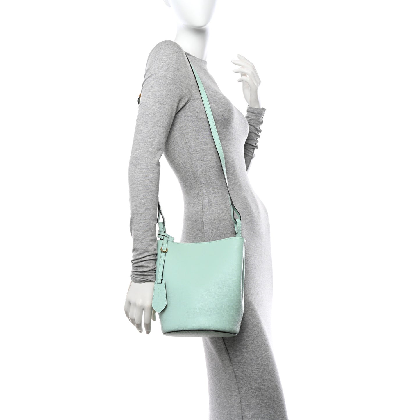 Calfskin Small Lorne Bucket Crossbody Pale Opal