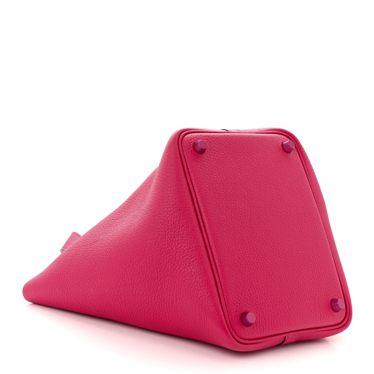 Taurillon Clemence Monochrome Picotin Lock 18 PM Rose Mexico