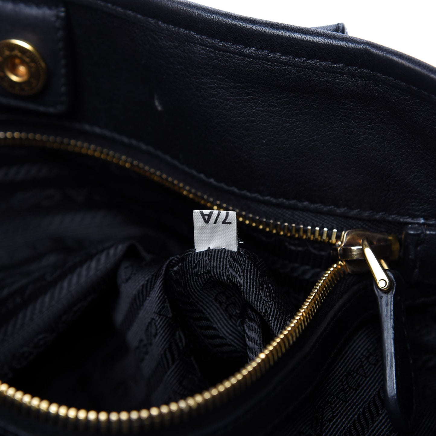Tessuto Nylon Soft Calf Tote Black