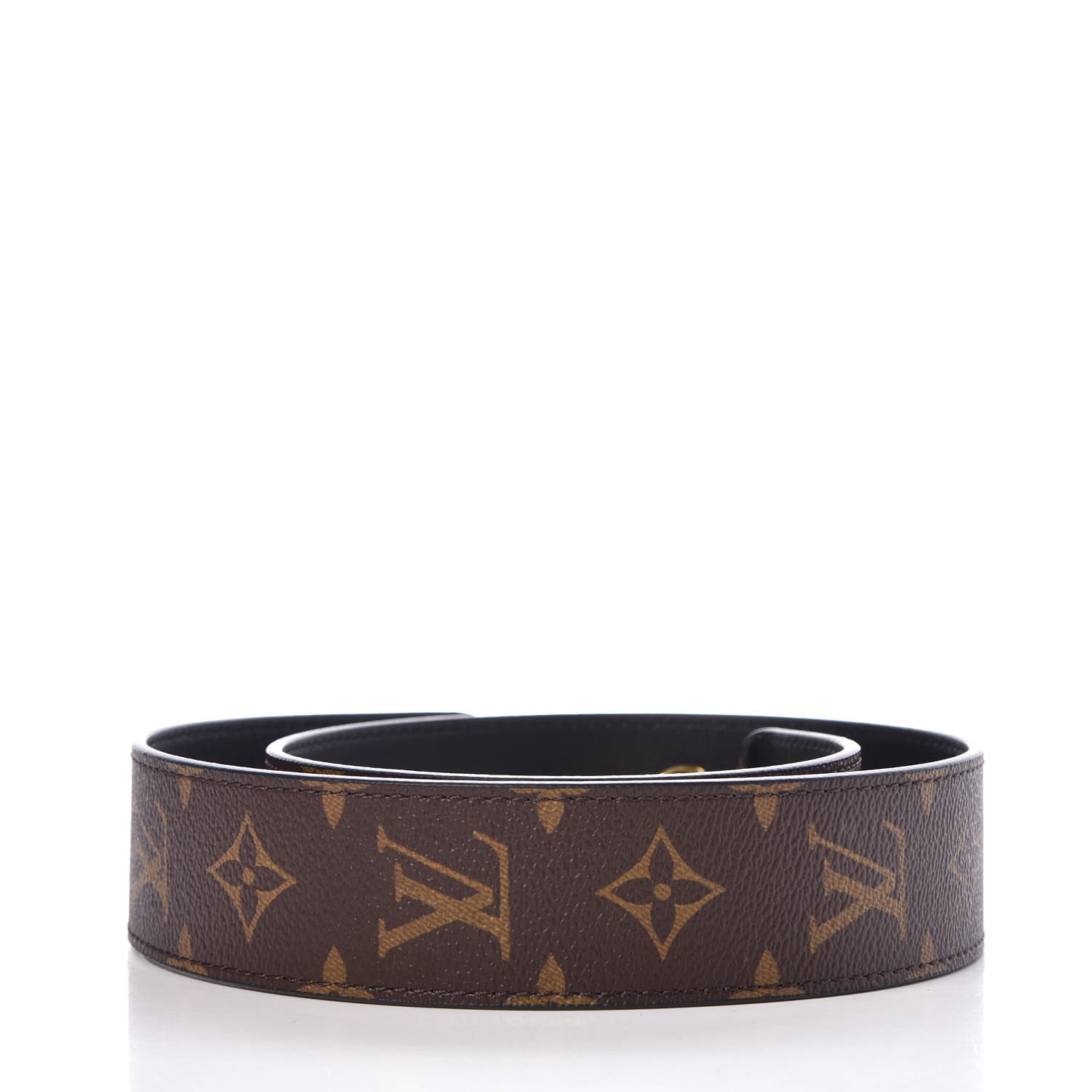 Louis Vuitton Monogram Bandouliere Shoulder Strap Black 2 of 4