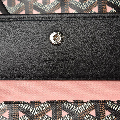 Goyard Goyardine Saint Louis Claire Voie PM Black Rose Pink 10 of 10