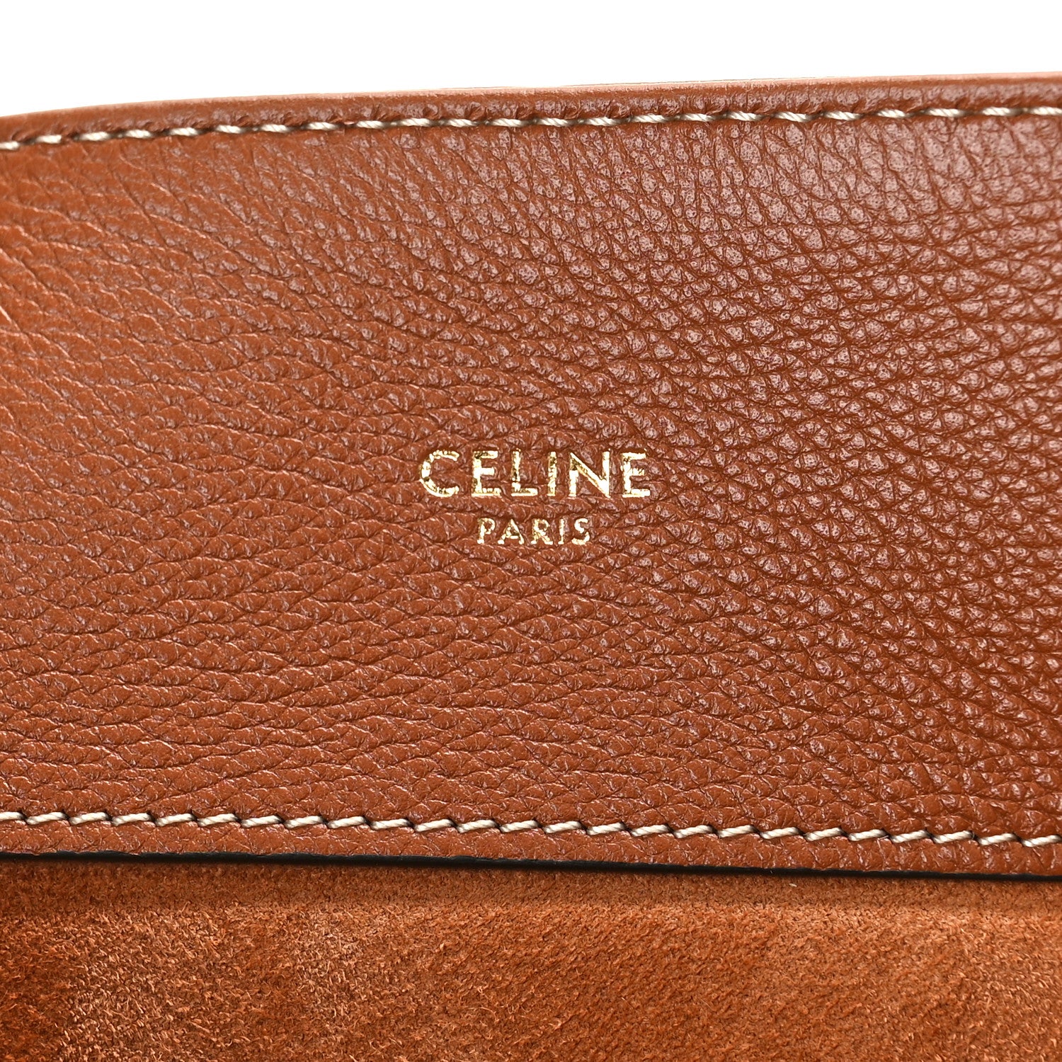 Celine Supple Calfskin Medium Appoline Tan 6 of 8