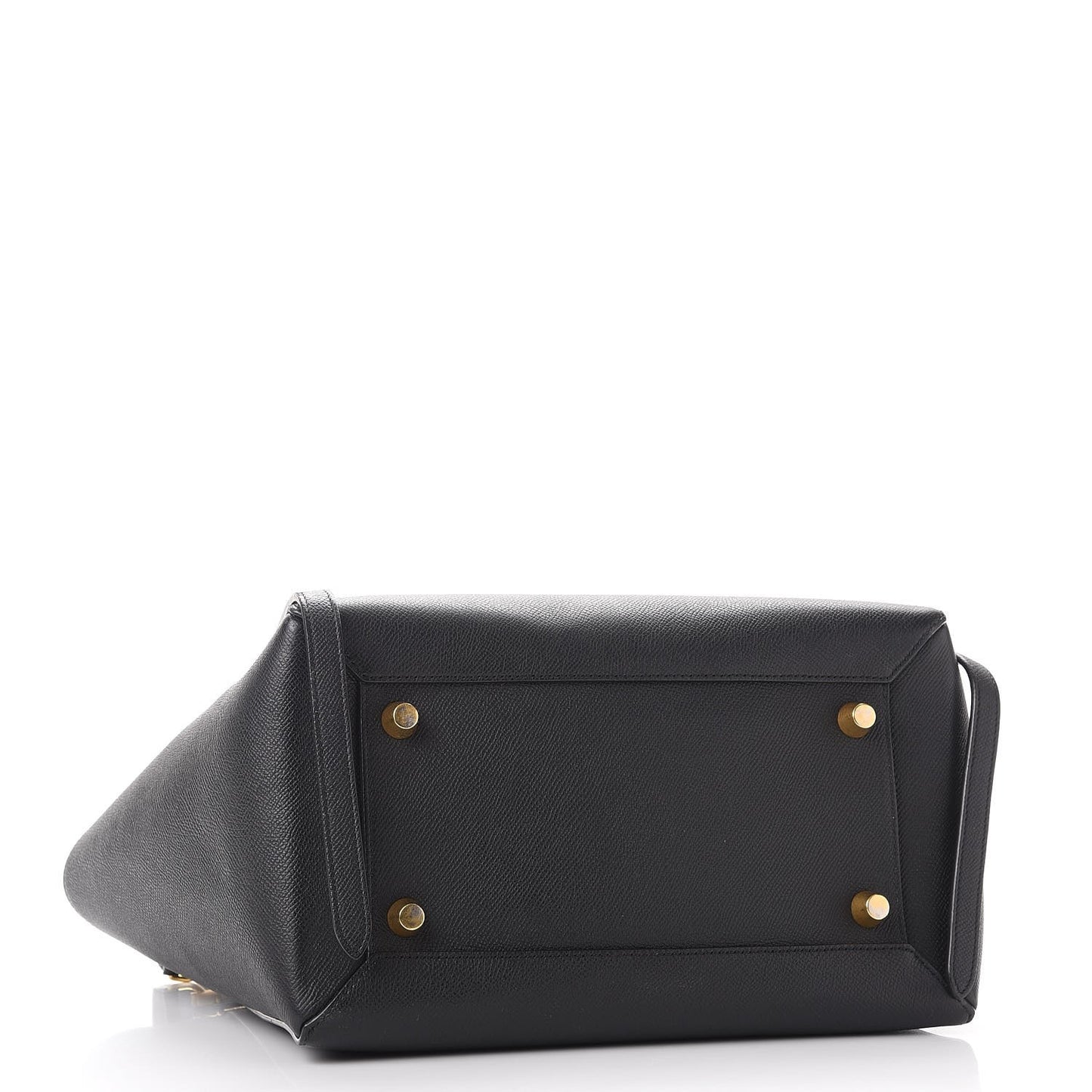 Baby Grained Calfskin Mini Belt Bag Black
